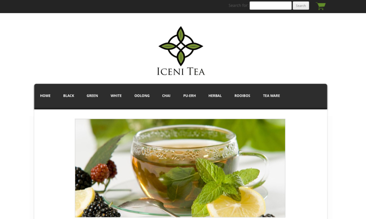 Iceni Tea Homepage