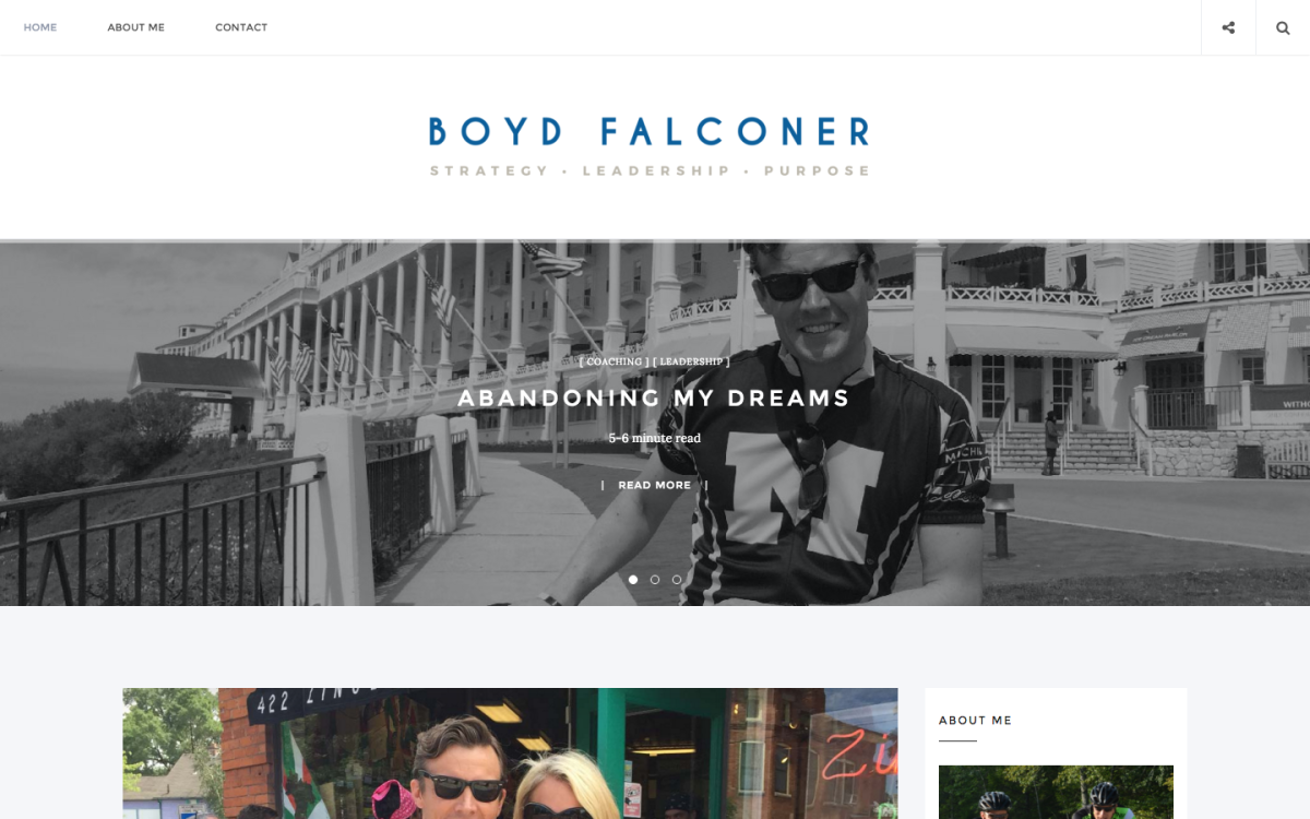 Boyd Falconer homepage
